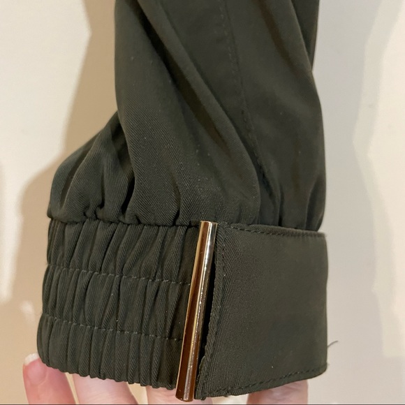 2/$30 Dynamite Army Green Jogger Style Pants with Gold Accents Size XS - Picture 12 of 14